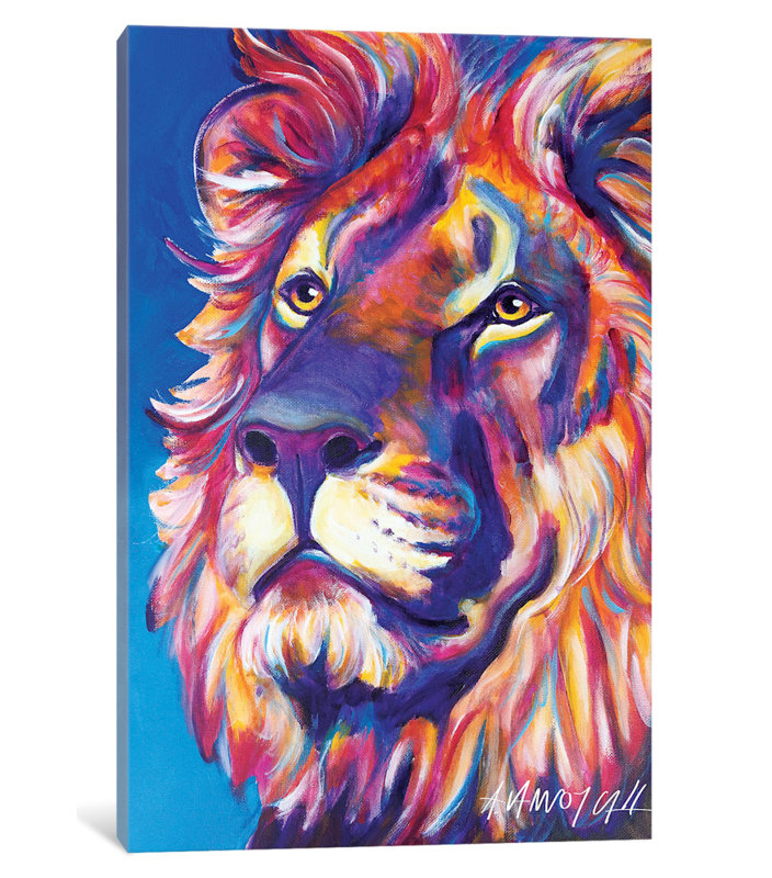 East Urban Home 'Cecil The Lion' Painting Print On Canvas & Reviews ...